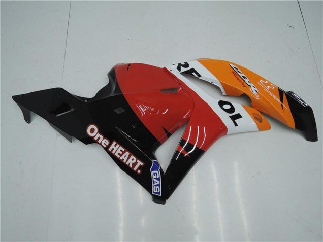 2009-2012 Orange White Red Glossy Black Repsol Honda CBR600RR Full Motorcycle Fairing Kits