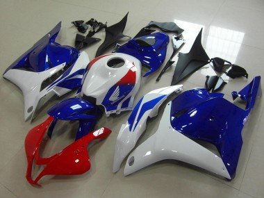 2009-2012 White Red Blue Honda CBR600RR Motorcycle Fairing
