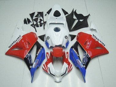 2009-2012 White Red Blue Glossy Black Motul Honda CBR600RR Motorcycle Fairings