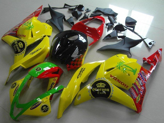 2009-2012 Yellow Red Green Glossy Black Corona Extra Honda CBR600RR Motorcycle Fairings