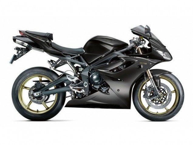 2009-2012 Matte Black Triumph Daytona 675 Triple Motorcycle Fairings