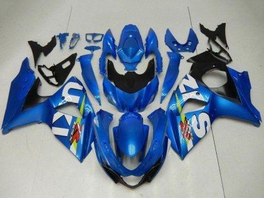 2009-2016 Blue Green White Suzuki GSXR 1000 Motorcycle Fairing Kits