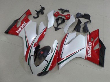 2011-2014 White Red Black Green Ducati 1199 Motorcycle Fairing Kits
