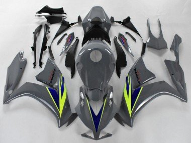 2012-2016 Nardo Grey Blue Fluo Yellow Honda CBR1000RR Motorcycle Fairings
