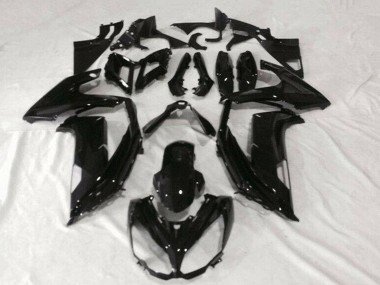 2012-2016 Glossy Black Kawasaki EX650 Motorcycle Fairings