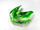 2012-2024 Green Glossy Black Kawasaki ZX14R ZZR1400 Motorcycle Fairing