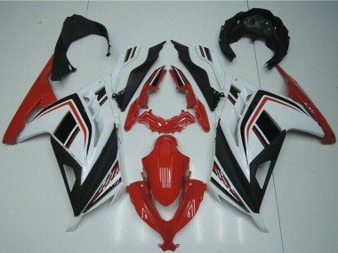 2013-2024 White Red Black Kawasaki Ninja 300 EX300R Motorcycle Fairings