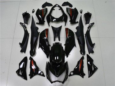 2013-2018 Glossy Black Red Silver Kawasaki Z800 Motorcycle Fairings
