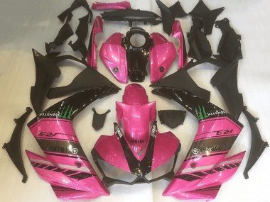 2015-2018 Pink Black Green Monster Yamaha YZF R3 Motorcycle Fairings