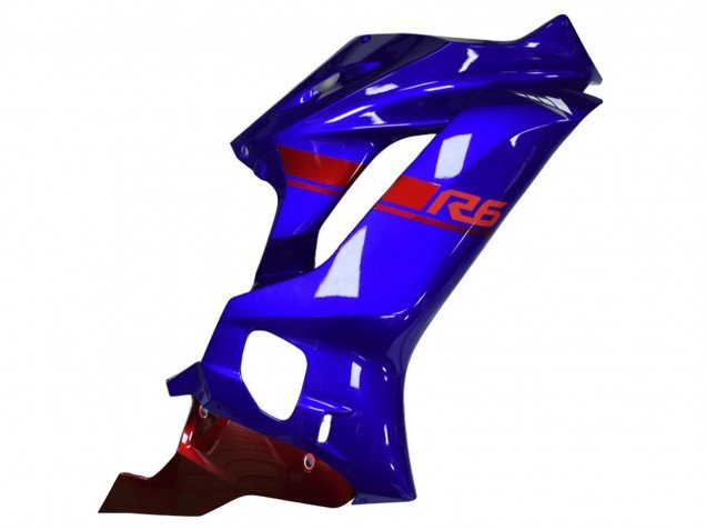 2017-2025 Blue Red Yamaha YZF R6 Motorcycle Fairings
