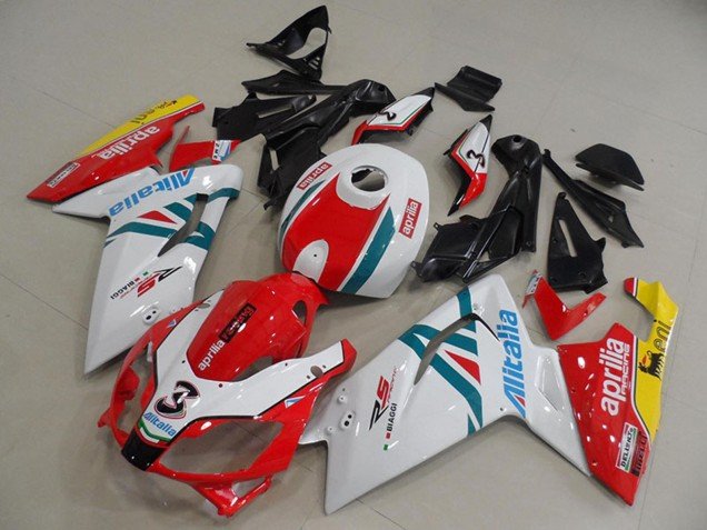 2006-2011 White Red Green Yellow Aprilia RS125 Motorcycle Fairings