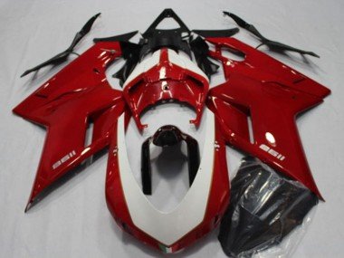 2007-2014 Red Ducati 1198 Motorcycle Fairings