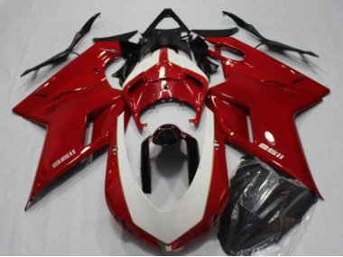 2007-2014 Red Ducati 1198 Motorcycle Fairings