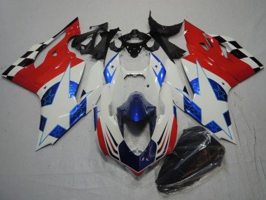 2011-2014 White Blue Red Black Ducati 1199 Motorcycle Fairings