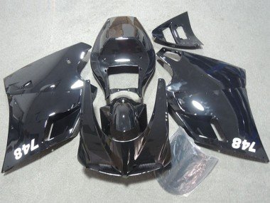 1993-2005 Glossy Black Ducati 748 Motorcycle Fairings