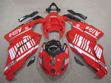 2005-2006 Red White Glossy Black Alice Sandisk Ducati 749 999 Motorcycle Fairings