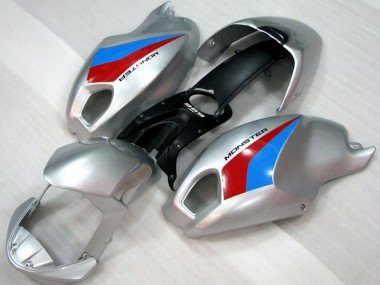 2008-2012 Silver Blue Red Ducati Monster 696 Motorcycle Fairings