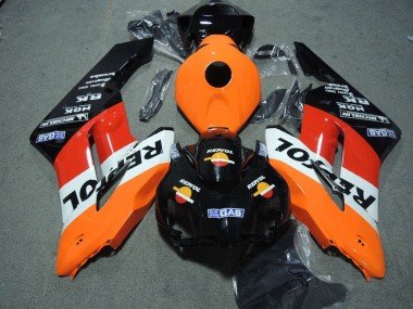 2004-2005 Orange White Red Glossy Black Repsol Honda CBR1000RR Abs Fairing Kits