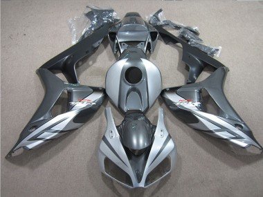2006-2007 Silver Grey Matte Black Fireblade Honda CBR1000RR Motorcycle Fairings