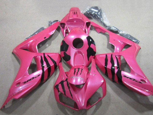 2006-2007 Pink Black Monster Honda CBR1000RR Motorcycle Fairings
