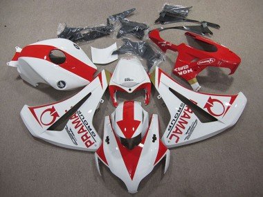 2008-2011 White Red Pramac Honda CBR1000RR Motorcycle Fairings