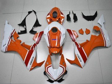 2017-2023 White Orange Red HRC Honda CBR1000RR Motorcycle Fairings