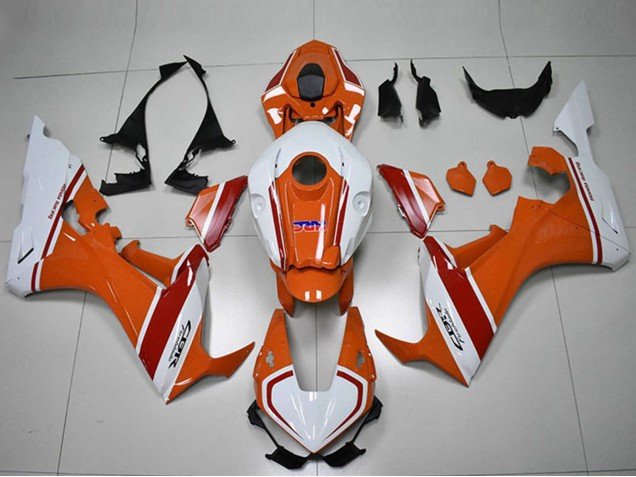 2017-2024 White Orange Red HRC Honda CBR1000RR Motorcycle Fairings