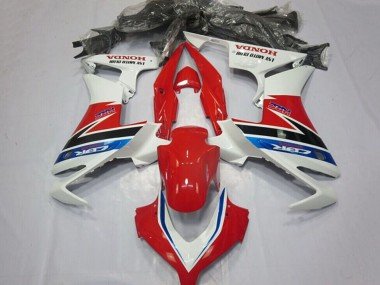 2013-2015 White Red Blue Glossy Black HRC Honda CBR500R Motorcycle Fairings
