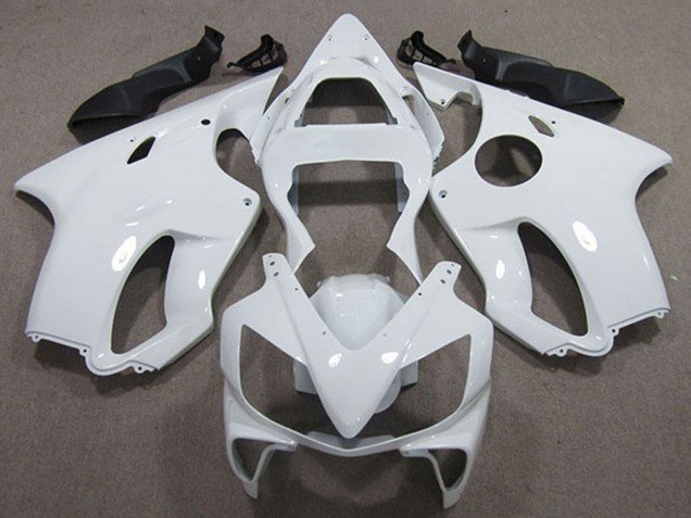 2001-2003 White Honda CBR600 F4i Motorcycle Fairings