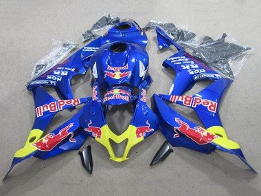 2007-2008 Blue Yellow Red Bull Honda CBR600RR Motorcycle Fairing Kits