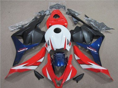 2009-2012 White Red Blue Matte Black Honda CBR600RR Motorcycle Fairing
