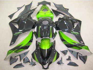 2009-2012 Green Glossy Black Honda CBR600RR Motorcycle Fairing