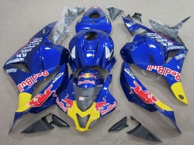 2009-2012 Blue Yellow Red Bull Honda CBR600RR Motorcycle Fairings