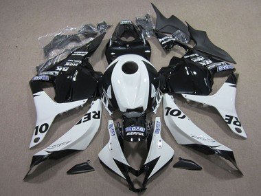 2009-2012 White Glossy Black Repsol Honda CBR600RR Motorcycle Fairing Kits