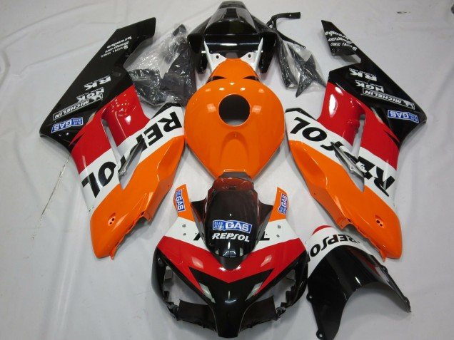 2004-2005 Orange White Red Glossy Black Repsol Honda CBR1000RR Motorcycle Fairings Kit