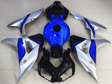 2006-2007 Silver Blue Glossy Black Honda CBR1000RR Motorcycle Fairings