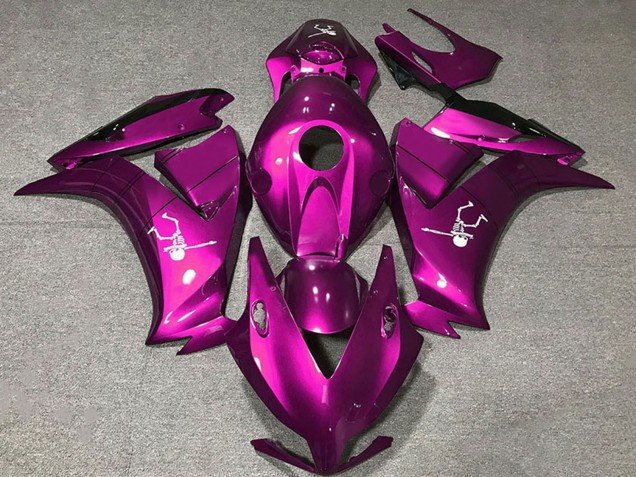 2012-2016 Deep Pink Glossy Black Honda CBR1000RR Motorcycle Fairings