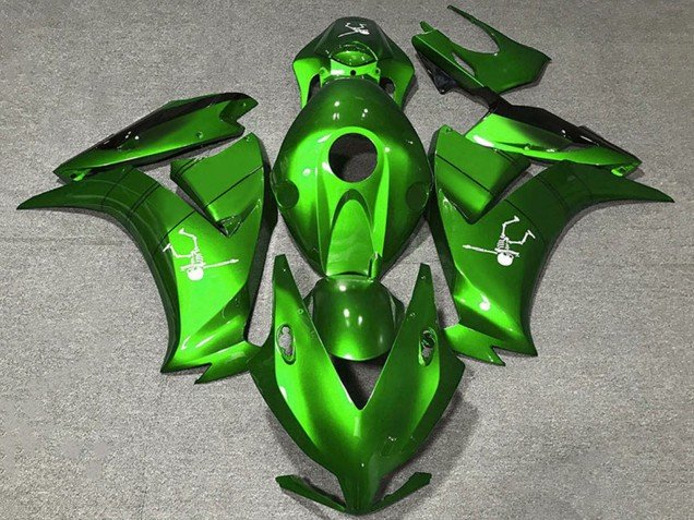 2012-2016 Electric Green Glossy Black Honda CBR1000RR Motorcycle Fairings