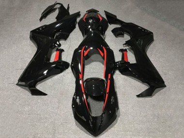 2017-2023 Glossy Black with Red Lining Honda CBR1000RR Motorcycle Fairings