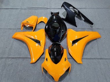 2008-2011 Glossy Orange Glossy Black Honda CBR1000RR Motorcycle Fairings