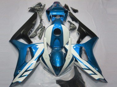 2006-2007 Blue White Matte Black Honda CBR1000RR Motorcycle Fairings