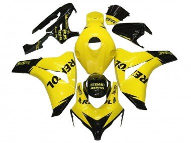 2008-2011 Yellow Black Glossy Repsol Honda CBR1000RR Motorcycle Fairings