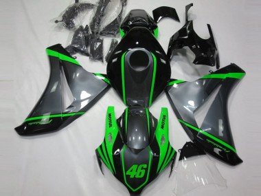 2008-2011 Grey Green Matte Black Motul 46 Honda CBR1000RR Motorcycle Fairings