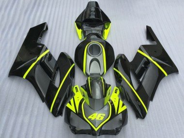 2004-2005 Grey Black High Viz Yellow Motul 46 Honda CBR1000RR Motorcycle Fairings