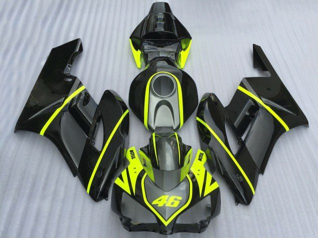 2004-2005 Grey Black High Viz Yellow Motul 46 Honda CBR1000RR Motorcycle Fairings