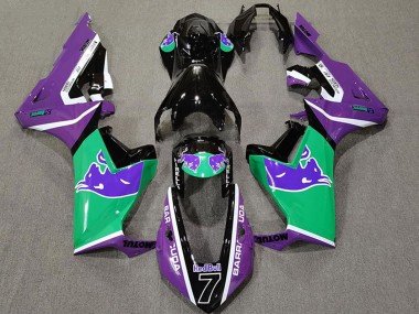 2017-2023 Purple Green Glossy Black Red Bull Honda CBR1000RR Motorcycle Fairings