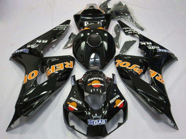 2006-2007 Glossy Orange Repsol Honda CBR1000RR Motorcycle Fairings