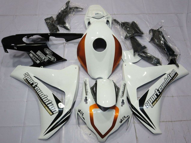 2008-2011 White Red Glossy Black Sport Evolution Honda CBR1000RR Motorcycle Fairings