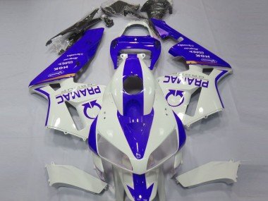 2005-2006 White Blue Pramac Honda CBR600RR Motorcycle Fairings