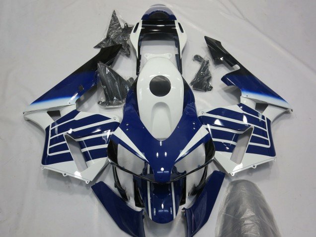 2003-2004 White Blue Honda CBR600RR Motorcycle Fairings
